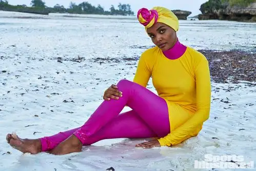 哈利玛亚丁halimaaden体育画报2019泳装写真