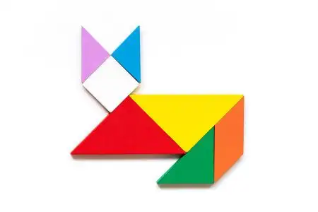 拼图七巧板图片