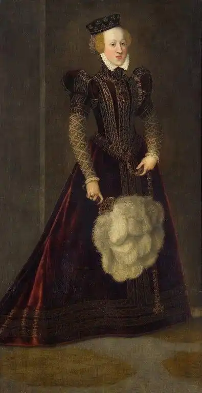 古代欧洲贵族女子与她们的羽毛扇 joanna of austria, grand duchess