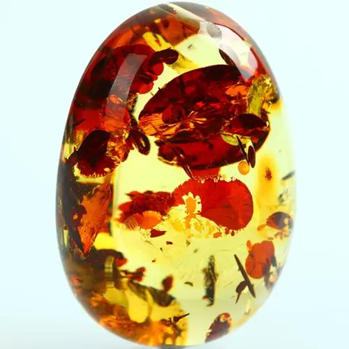 13.39克 【花珀】 高品质 唯美花珀挂件