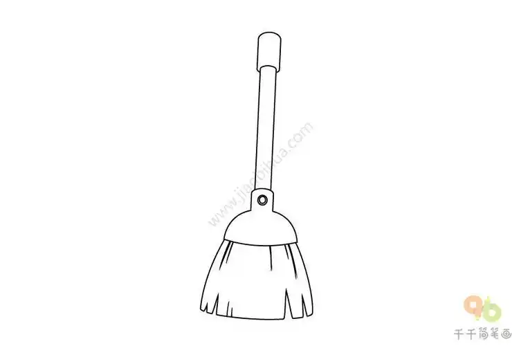 拖把和扫帚简笔画怎么画