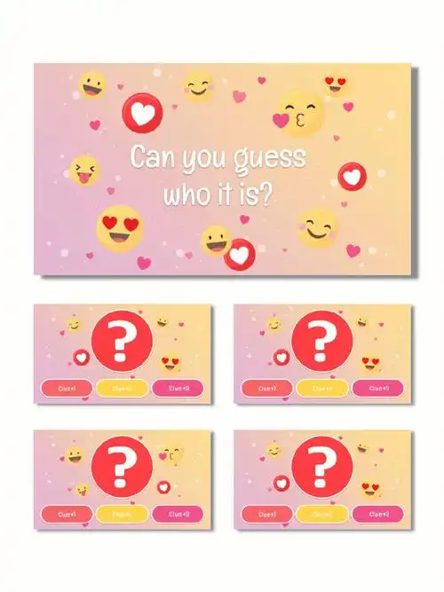 小黄脸emoji表情包ppt模板分享