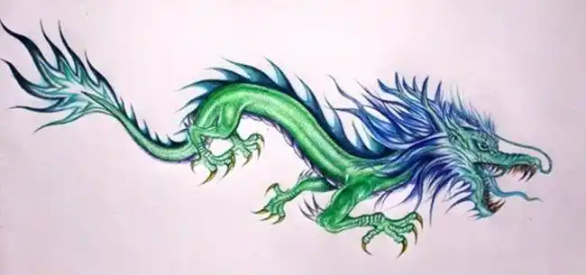 唐玄宗下令开凿运河抗洪挖出一条五色龙龙入水鱼围绕