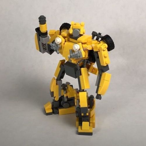 兼容乐高 迷你变形金刚可直接变形大黄蜂v3积木moc拼装模型玩具【15天