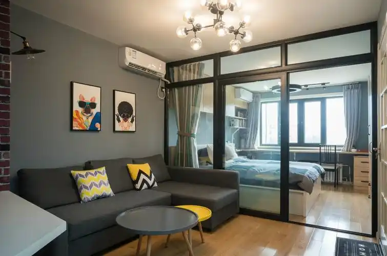 公寓装修效果图40平米小户型40平米小型公寓现代简约时尚风格敞亮舒适