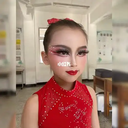 《中国姑娘》#儿童舞台妆  #舞台妆彩绘  #舞台妆