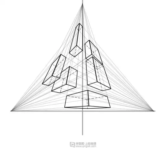 作业:从零开始学画画之三点透视的画法练习 - rh-93-070 长木