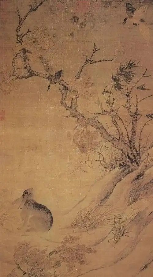 北宋画家崔白创作的《双喜图》