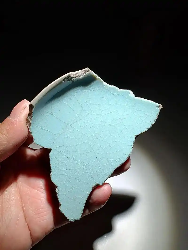 宋代汝窑老瓷片 - 抖音