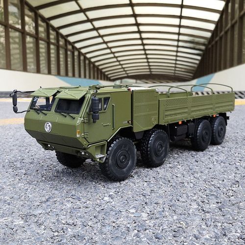 原厂1:24 陕汽重卡 越野军车 德龙sx2220 运兵车 红岩cq261型 军