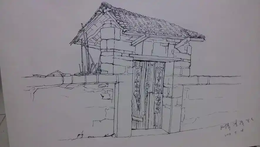 建筑素描 - 堆糖,美图壁纸兴趣社区