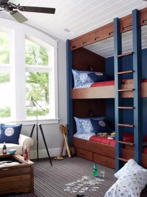 就一个儿童房,可是生了一男一女?