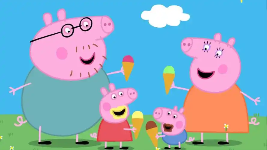 小猪佩奇第七季英文版第1话城堡