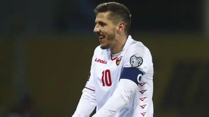 厉害了,约维蒂奇在国际比赛中梅开二度!以队长身份.