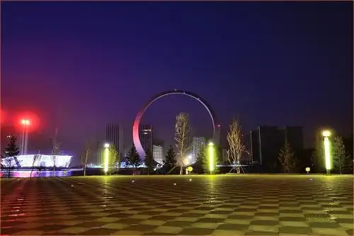 辽宁著名地标性建筑:抚顺生命之环,贯通天上人间!