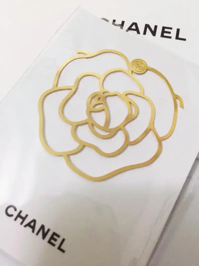 chanel会员礼-山茶花书签