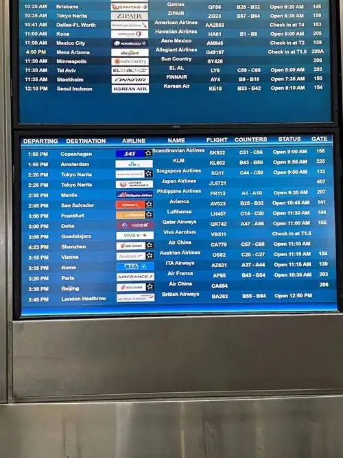 67国航ca770洛杉矶深圳蓝码航班篇