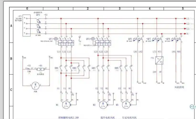 月薪8000元电工师傅的标配——看懂6个回路?_接入_电路图_电动机