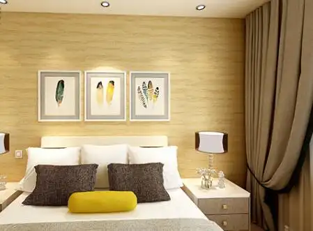 硅藻泥主卧装修 硅藻泥主卧床头效果图