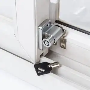 限位锁儿童宝宝安全防护防盗塑钢窗户铝合金窗推拉门窗卡扣限位器