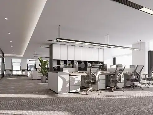 现代黑白灰简约办公室