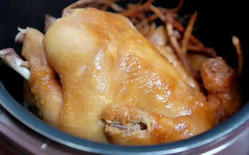 懒人版客家五指毛桃焗鸡撕开鸡腿那一刻我流口水了