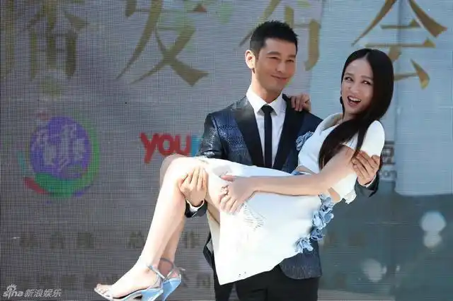 《锦绣缘》陈乔恩胸咚黄晓明赞胸好厚