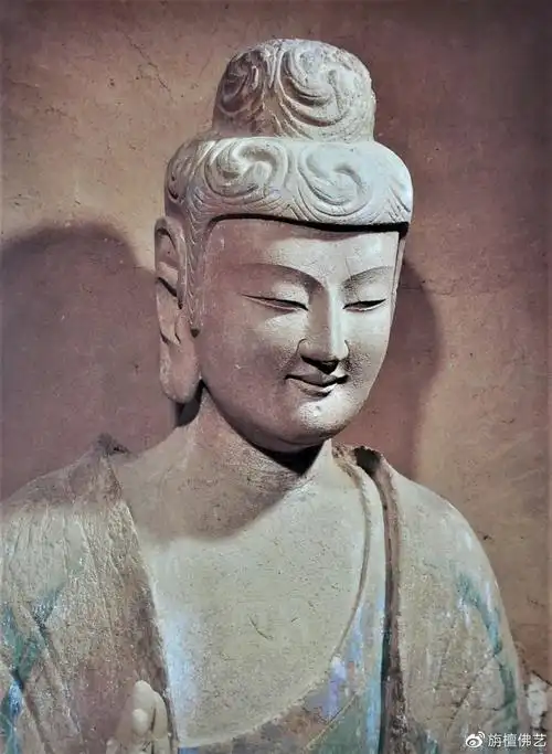 5公分麦积山石窟 第44窟 彩塑