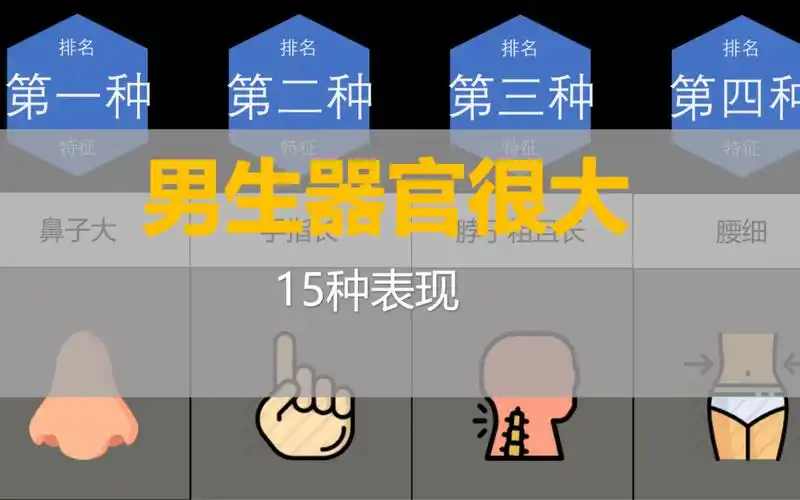 教你快速辨识男生"大小"(女生勿入)