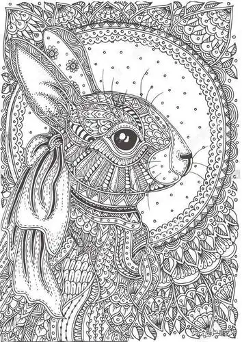 一组梦幻的黑白线描图值得收藏的好素材