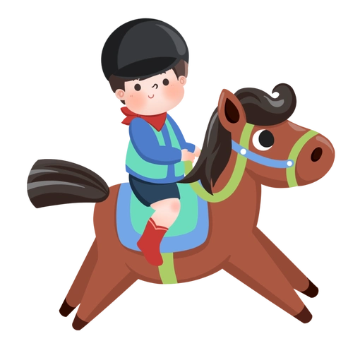 华娱星艺与王一恒温铠瑞亓昱晓一起走进马术的科普之旅