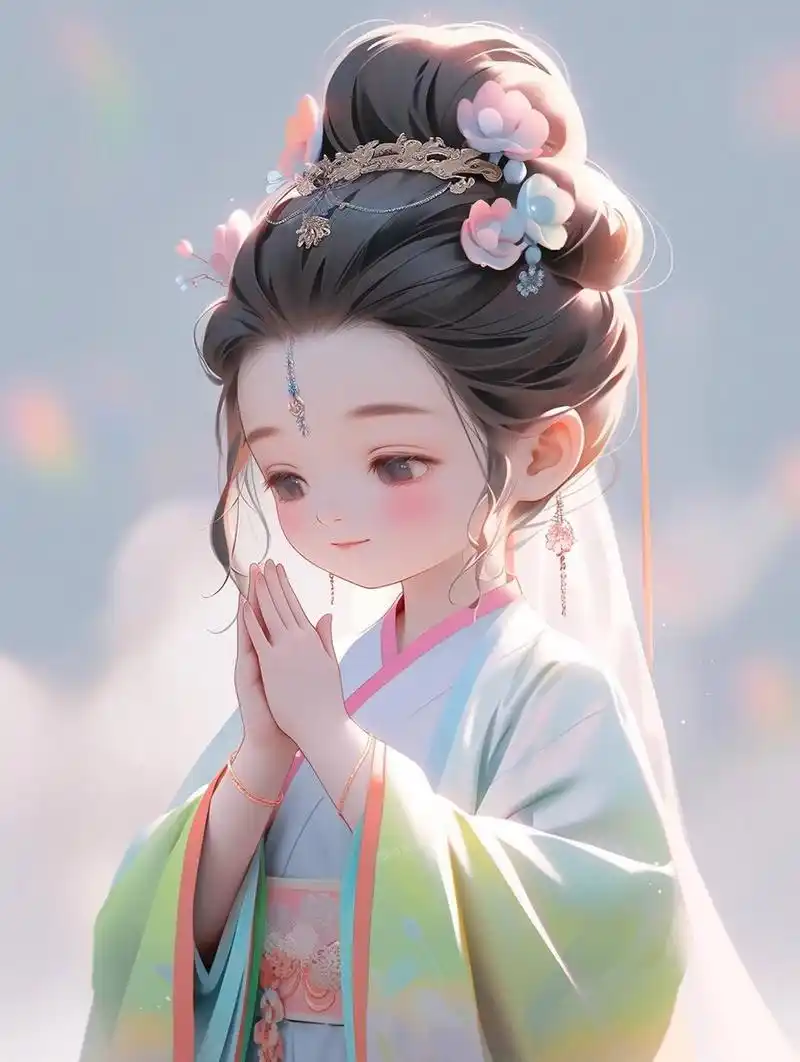 古风头像||虔诚·佛系小女孩78