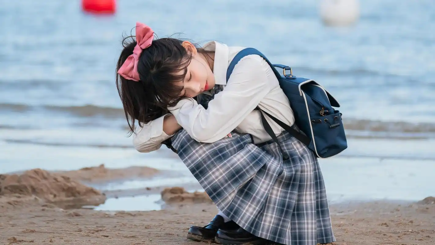 元气jk美女日系校园风甜美写真