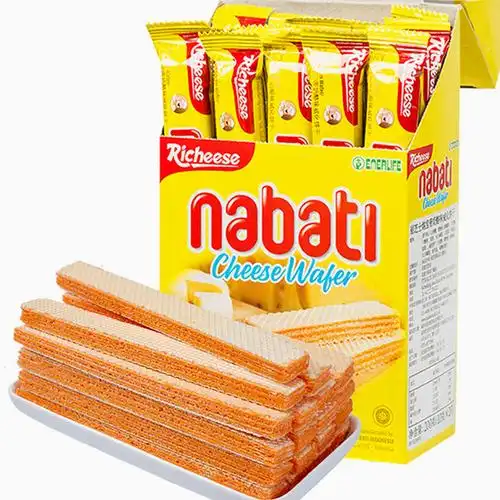 丽芝士纳宝帝奶酪味威化饼干200g视频