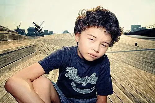 joe looking cool when he was actually boiling hot :-) yokohama