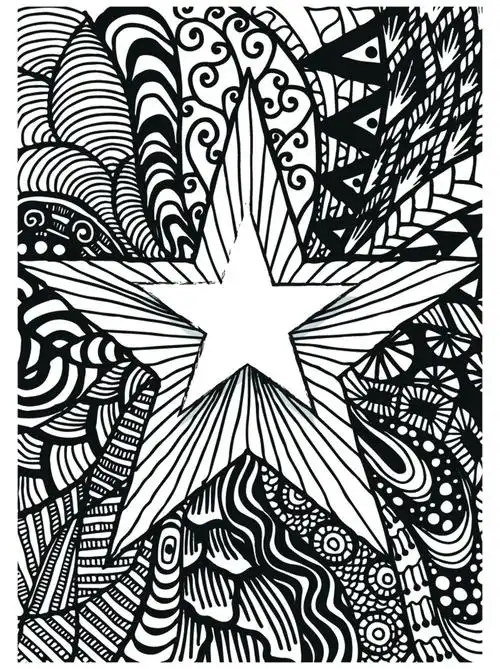 五角星创意涂鸦抽象背景设计元素素材免费下载(图片编号:8805293)-六