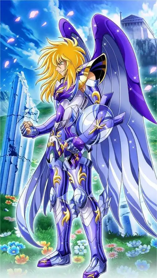 五个人舞蹈结束造型(圣斗士星矢) - 散下步