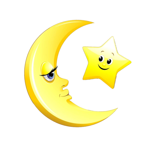 卡通星星月亮图片大全