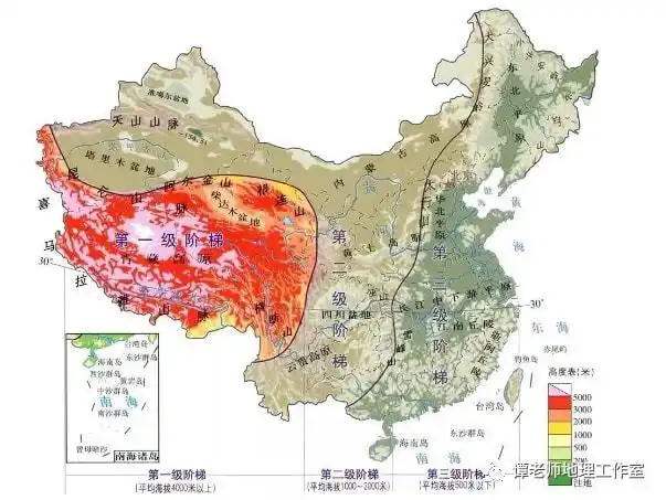 附中国的地形,气候,农业区划地图,学霸们都收藏了