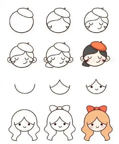 少女心简笔画小猫爪 少女心简笔画小猫爪图片