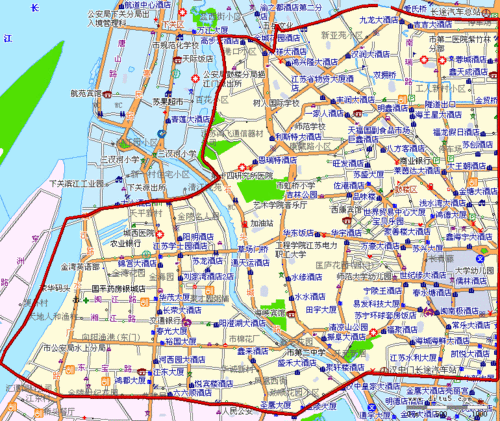 南京鼓楼区地图