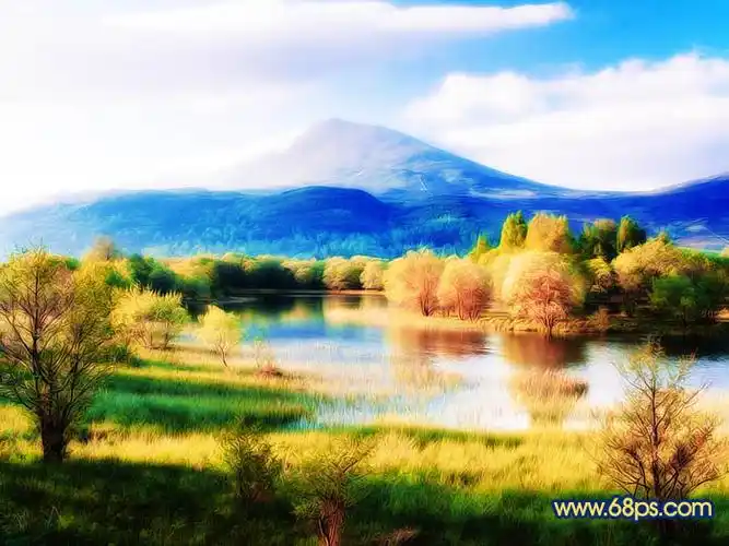 如何用ps制作出冷暖梦幻风景照-ps照片美化-psdee教程网