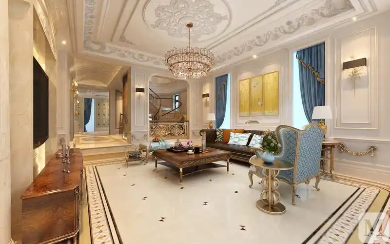 505㎡art deco风格装修 林溪湾法式宫廷别墅-红星美凯龙家装效果图