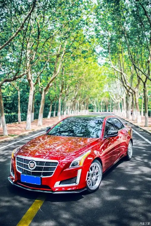 凯迪拉克旗舰车型进口cts红色妖姬的新鞋与新衣