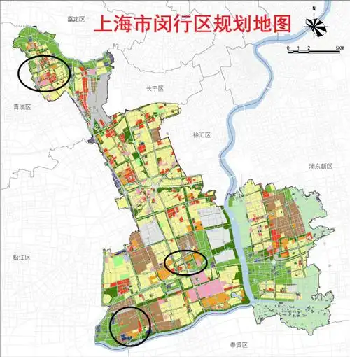 解读闵行区总体规划的三大新增建成区:南虹桥,闵开发,元江路