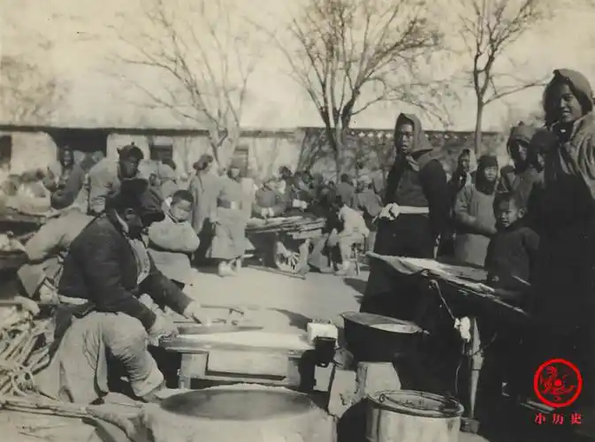 北洋时代老照片:华北发生大饥荒,饥民在饿死军阀在打仗