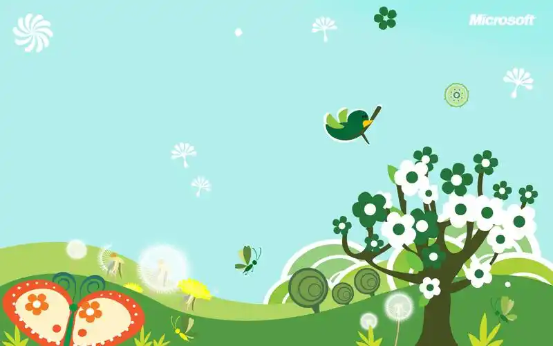 微软官方四季壁纸