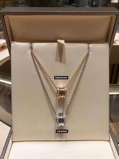 温哥华hr宝格丽弹簧大蛮腰钻石项链