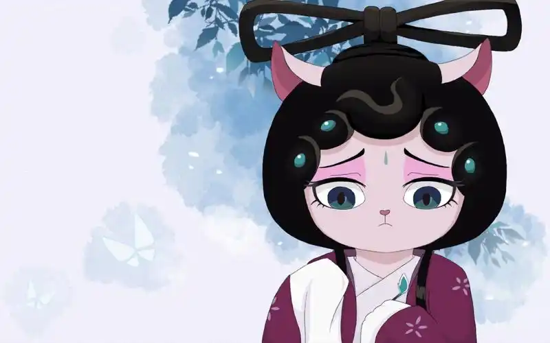 【京剧猫】墨紫-仿官风绘画