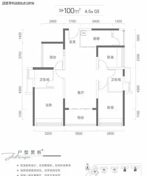南山总章翡翠公馆80平100115140㎡户型图单价6878万